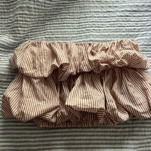 Anthropologie off the shoulder cropped top!